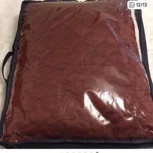 Simply Vera Vera Wang Burgundy Coverlet